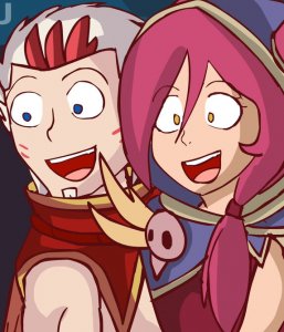 Kindred conoce a rakan y xayah