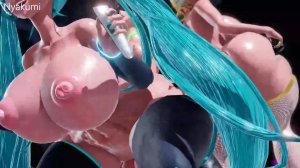 [HMV][MMD] Nyakumi Futanari Hentai Compilation 4