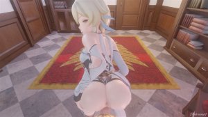 [MMD] A Night in Mondstadt - Happy Accident / Ночь в Мондштадте - Счастливая случайность [WIP]